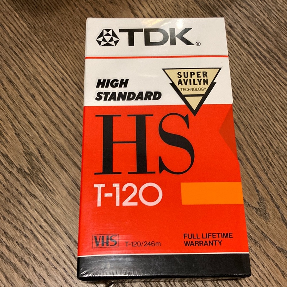 Video cassette tape. NWOT. TDK.